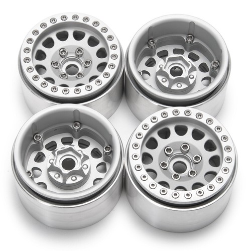 For 1/10 RC SCX10 Wraith RC4WD 90034 1.9'' Metal Alloy Beadlock Wheel Rim & Tire - Picture 49 of 99