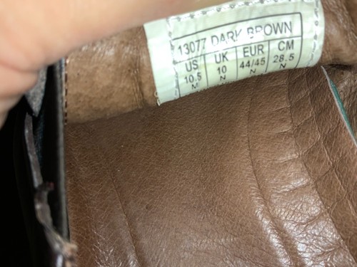 Hush Puppies Men's Slip-On Loafer Dark Brown Size 10.5 M - Picture 6 of 6