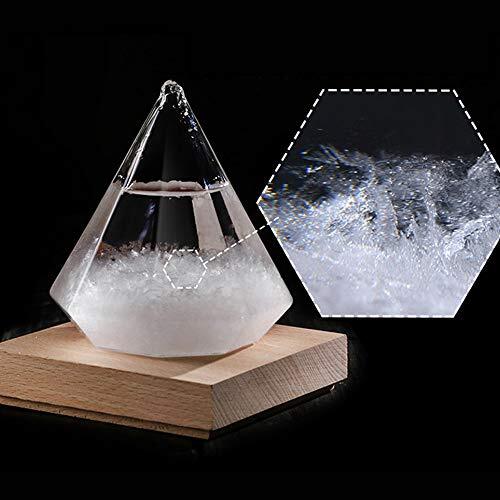Weather Storm Glass Bottle Drop Creative Stylish Weather Station Forecaster - Picture 4 of 7