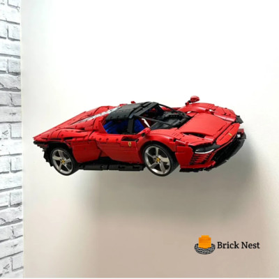 Wandhalterung für Lego Technic Ferrari SP3 Daytona 42143 Display Ständer