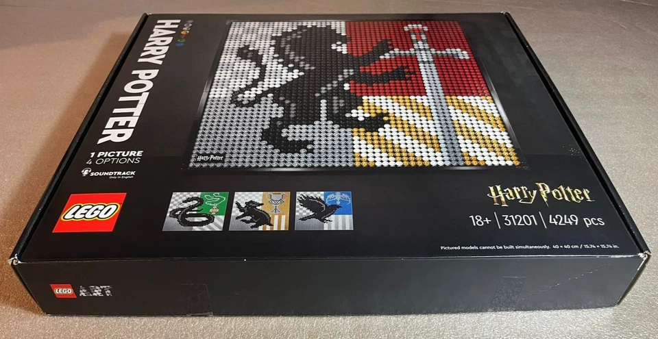 LEGO Art 31201 Harry Potter Hogwarts Crests, foto 3 di 5
