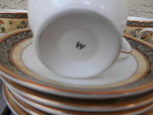 Wedgwood India 5 Tassen & Untertassen +1 Tasse sehr guter Zustand Kostenloser Versand - Bild 3 von 4