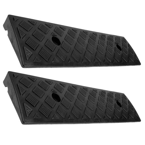 2 Pcs Threshold Pad Truck Loading collections Ramps Drive over Cable Protector