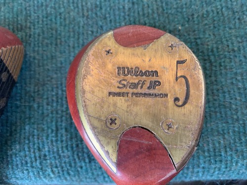 WILSON STAFF JP FINEST PERSIMMON Wood Set - RH, 1/3/5, TT DYNAMIC w/Stiff Flex!! - Picture 5 of 17