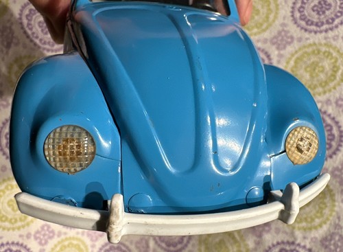 Tonka Volkswagen VW Beetle Bug 52680 Pressed Steel Car Blue - Picture 4 of 14