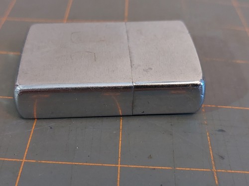 VINTAGE ZIPPO LIGHTER 2517191 1958 Plain Carved JC - Picture 4 of 7