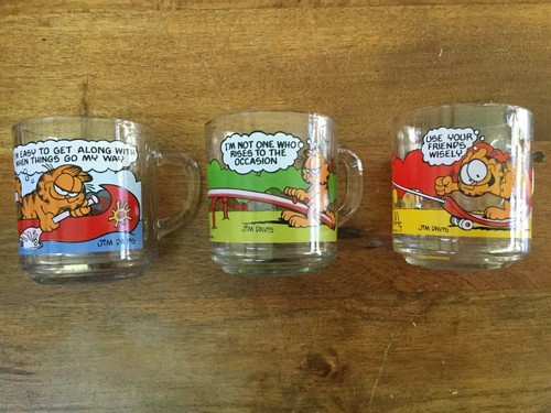 1978 McDonalds Garfield Character Mugs Set Of Three - Picture 4 of 6