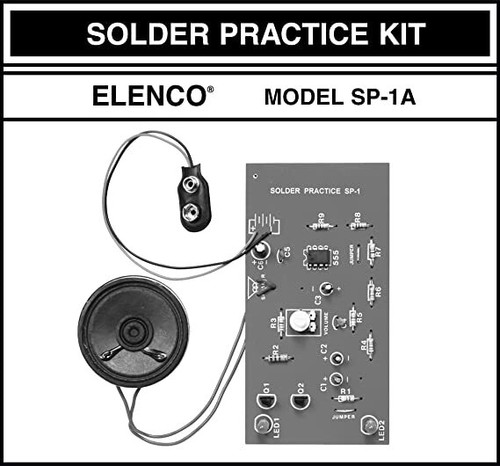 (PACK OF 2) ELENCO SP1A MY FIRST SOLDERING PROJECT KIT - 2 KITS IN 1 AUTHORIZED  - Imagen 3 de 7