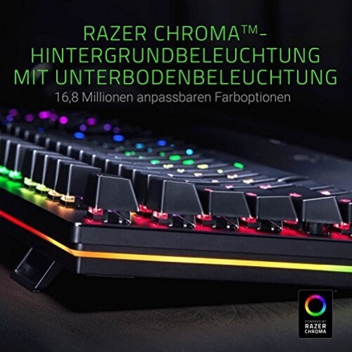 * Razer Huntsman Elite Gaming Keyboard Opto-Mechanical Purple Switches DE - Bild 5 von 6
