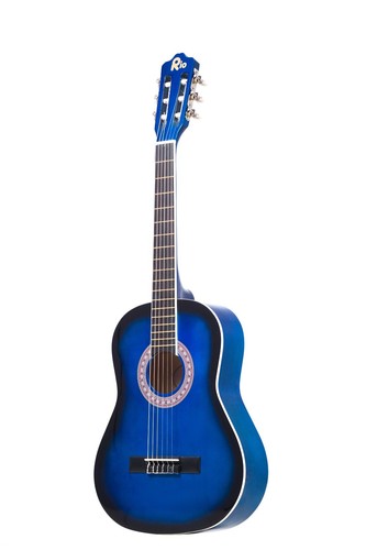 Paquete de guitarra acústica Rio 41"" o 39"" para principiantes estudiantes adultos 4/4 paquete inicial - Imagen 75 de 82