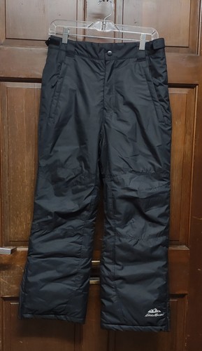 Eddie Bauer Kids Black Snow Pants Size L (14) - Picture 1 of 8