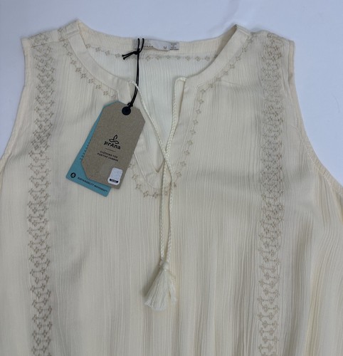 prAna Women's Seaview Sky Dress Bone Size Large New - Bild 5 von 16
