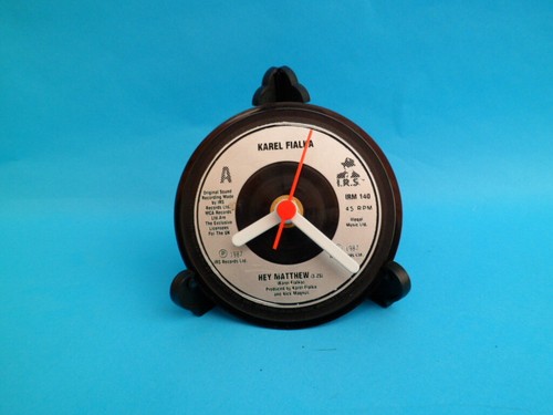 CLOCKS Upcycled Vinyl Record Hit Singles Desk Side Table Chart Songs LIST K - Picture 17 of 48