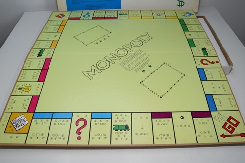 B65 HASBRO PARKER GAMES MONOPOLY BOARD GAME CHINESE TAIWAN SPECIAL ISSUE! - Picture 5 of 9