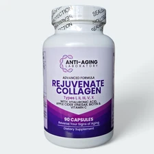 Anti-Aging Collagen Supplement - Skin Health, Joint Relief & Weight Loss - 90 ct