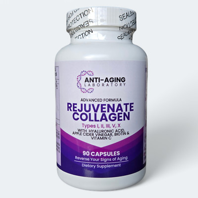 Anti-Aging Collagen Supplement - Skin Health, Joint Relief & Weight Loss - 90 ct