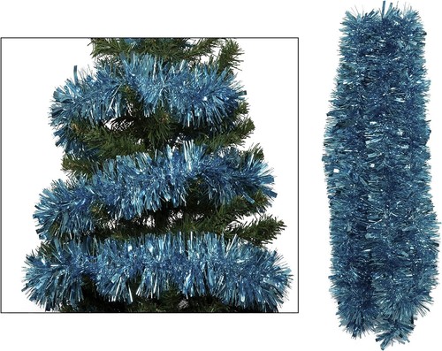 Tinsel Chunky 4M (13ft) Christmas Tree Garland Decoration, Festive Xmas Colours - Picture 9 of 31