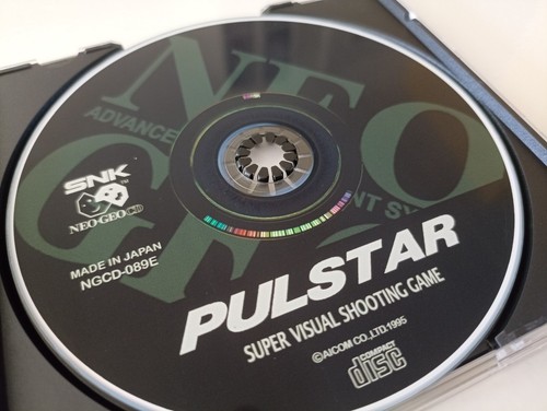 SNK Neo Geo CD CDZ Pulstar AICOM cover and case replacement - Imagen 6 de 7