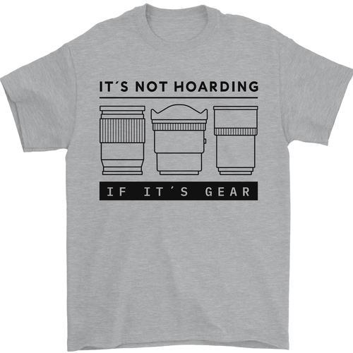 Non Hoarding Fotografie Fotograf Kamera T-Shirt 100% Baumwolle - Bild 87 von 89