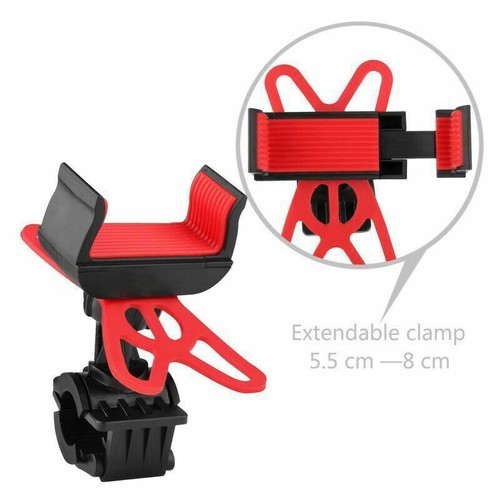 Motorcycle Bike Phone Holder 360 Rotation Handlebar Cell Phone Mount Universal - Picture 11 of 12