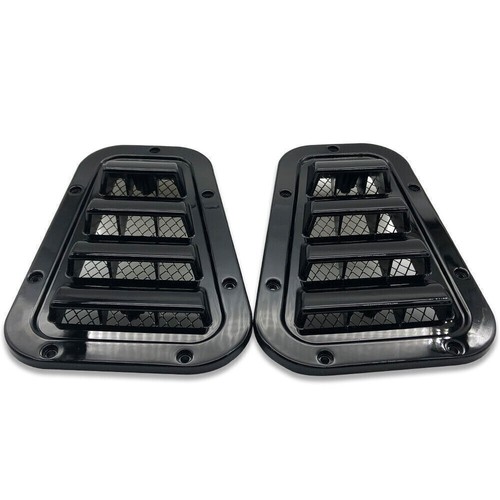 For Land Rover Defender 90 110 130 2004-2019 Front Side Hood Vent Trim Cover - Picture 5 of 7