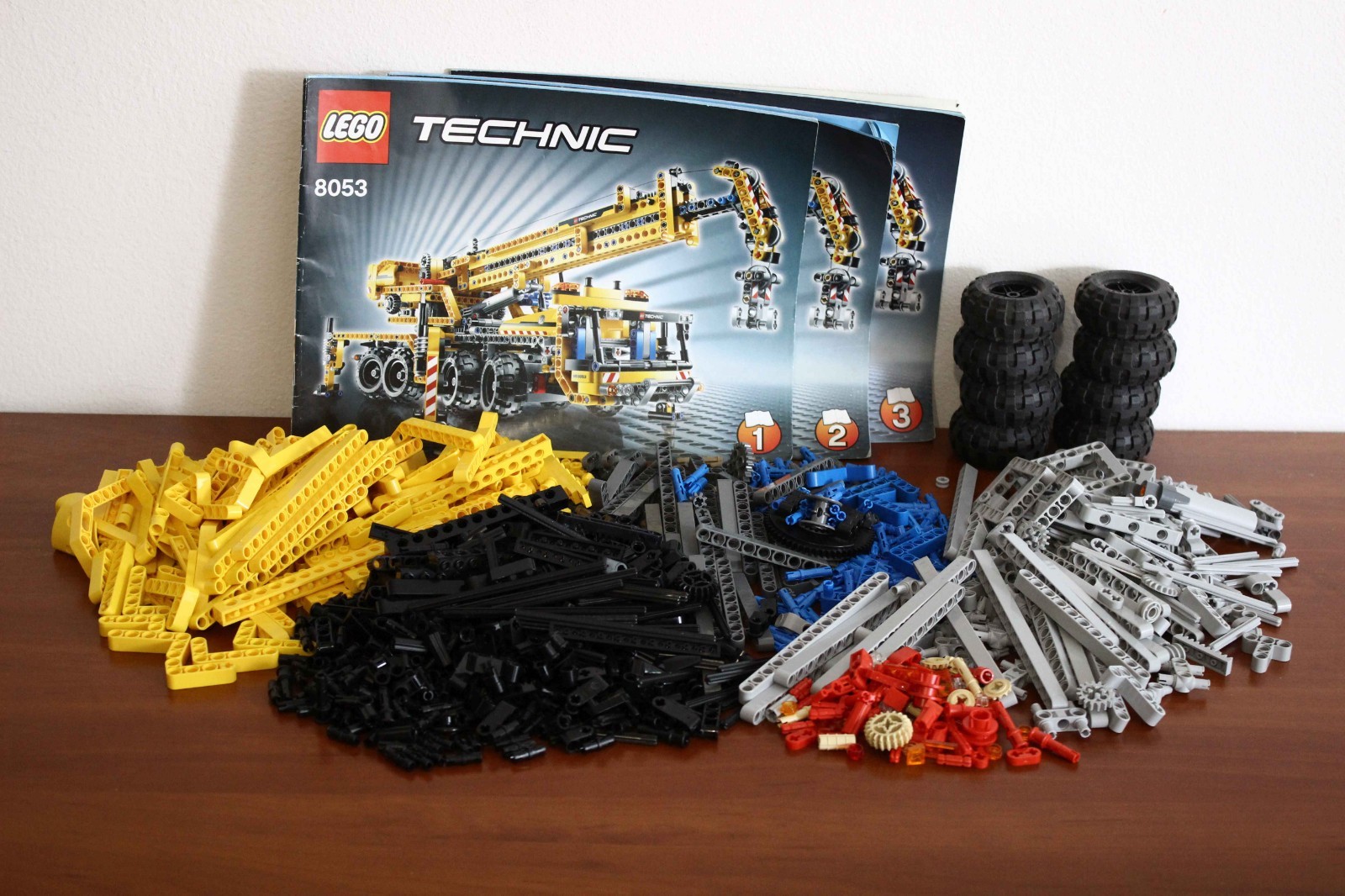 Lego Technic Model Construction Set 8053-1 Mobile Crane 100% cmpl. +instructions Lego Technic Model Construction Set 8053-1 Mobile Crane 100% cmpl. +instructions