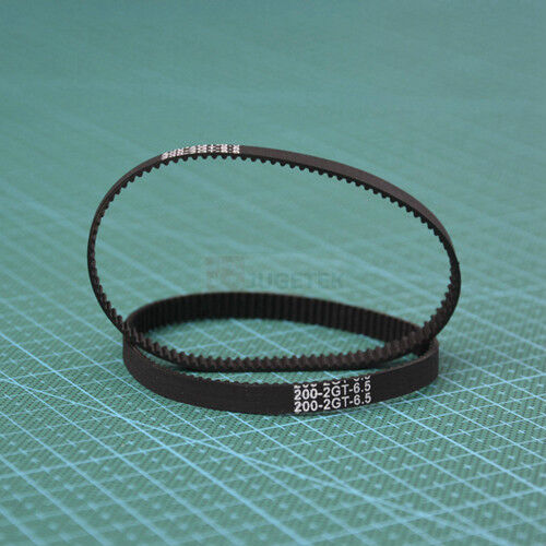 200-294mm 2GT Synchronous Wheel Close Loop Cogged Gear Rubber Timing Pulley Belt - Bild 2 von 3