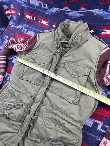 Denim & Supply Jacket Womens Army Olive Green Field Coat Aztec Ralph Lauren Sz L - Picture 7 of 15