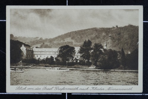 AK Remagen 1934 gelaufen Kloster Nonnenweth Rolandseck Godesberg Rhein Honnef