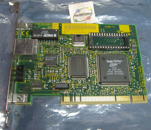 Tarjeta PCI de red Ethernet 3Com 3C905-TX 10/100 - USADA cantidad 1 - Imagen 1 de 3