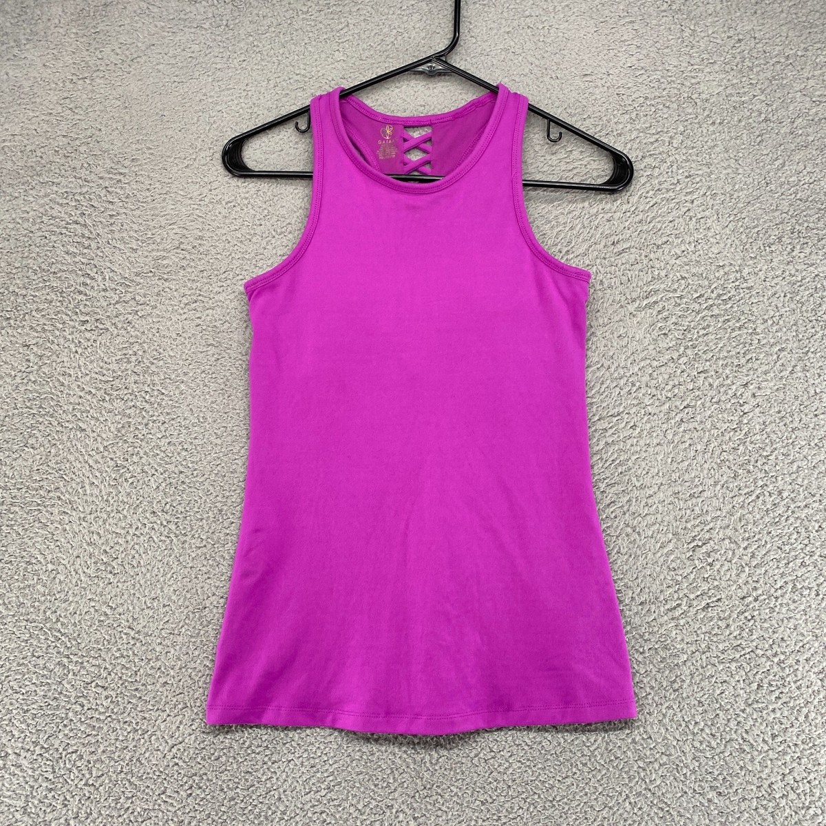 Gaiam Tank Top Womens XS Pink Racerback Tanktop Yoga Workout Stretchy eBay