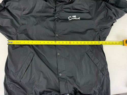 BALENCIAGA x THE SIMPSONS Black Rain Jacket Oversized Fit Size XS - Picture 8 of 10