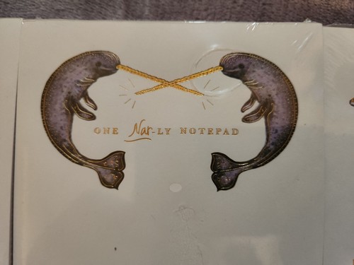 Good Juju Ink Oceanica Collection Stationary set Octopus Narwhal Whale notepad - Picture 9 of 12