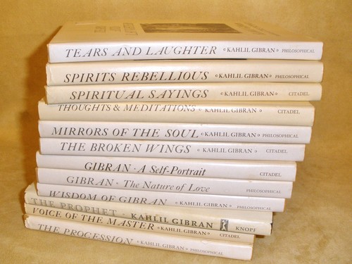 Lot of 12 Hardcover Books by Kahlil Gibran - Prophet, Tears & Laughter Etc - Picture 1 of 4