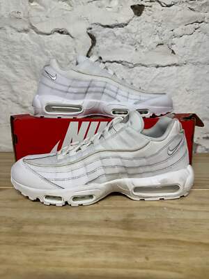 Nike Air Max 95 Essential White/Grey Fog Size 14 Pre-owned Sneakers CT1268-100