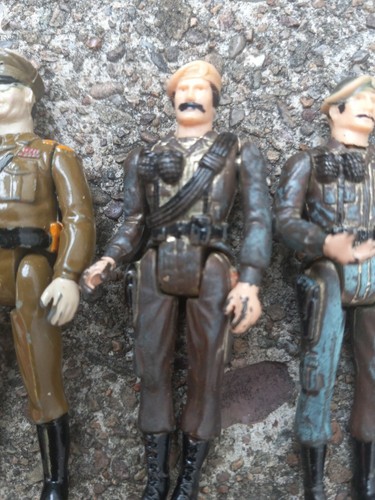  Lot of 3 Vintage 1981 Mego Eagle Force 3” Cast Iron Action Figure  - Picture 3 of 5