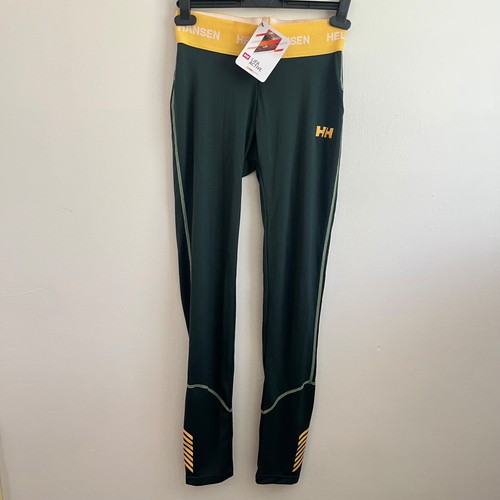 Leggings activos Helly Hansen Lifa verde más oscuro - para mujer talla pequeña NUEVO