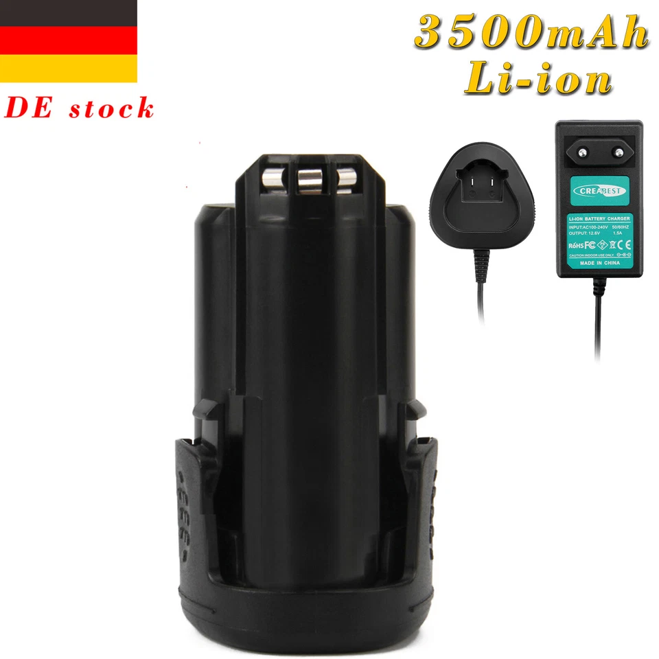 CREABEST 3500mAh 12V Li-ion Akku / Ladegerät Für Dremel 8200 8220 8300 B812-01 B812-02