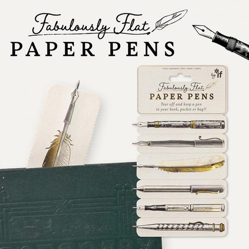 IF Fabulously Flat Paper Pens - Office Stationery IF Flat Paper Pens - Picture 2 of 9