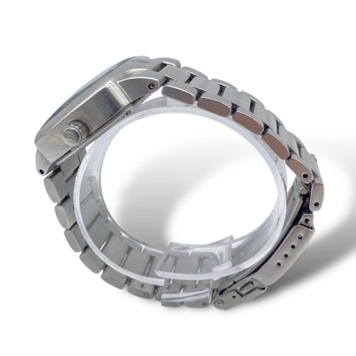 NIXON The Small Player Silver Red Stainless Steel Unisex Watch Japan No Box Used - Picture 4 of 9