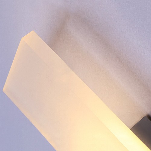 Dimmable/N 6W LED Acrylic Wall Sconce Lamp Up/Down Night Light Fixture Bedroom - Bild 12 von 20