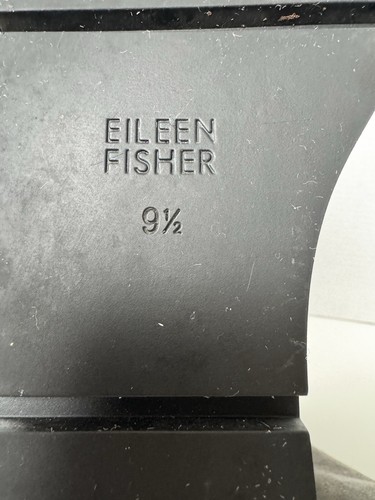 Eileen Fisher Adele graphitfarbenes Wildleder Keilabsatz Stiefeletten Booties Damenschuhe 9,5 " - Bild 7 von 9