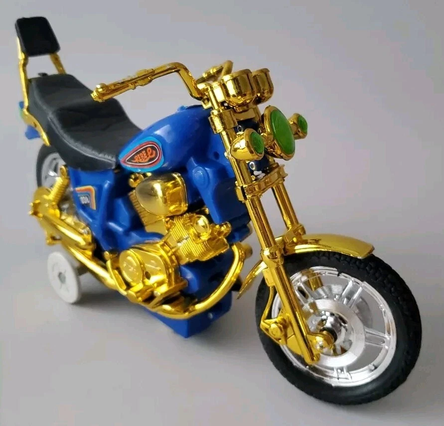 VINTAGE HONDA REBEL ACTION TOY MOTORCYCLE ELECTRIC GOLDEN REBEL CMX - Image 2 of 4