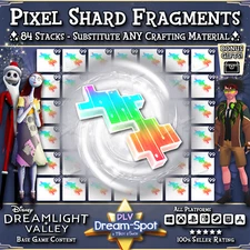 🌎 Disney Dreamlight Valley 💎 84 Stacks Of Pixel Shards 💎 +Extra Items 🌎