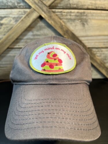Otto Brand Gray Baseball Cap Hat Strapback W/Got My Mind On My Mix Logo