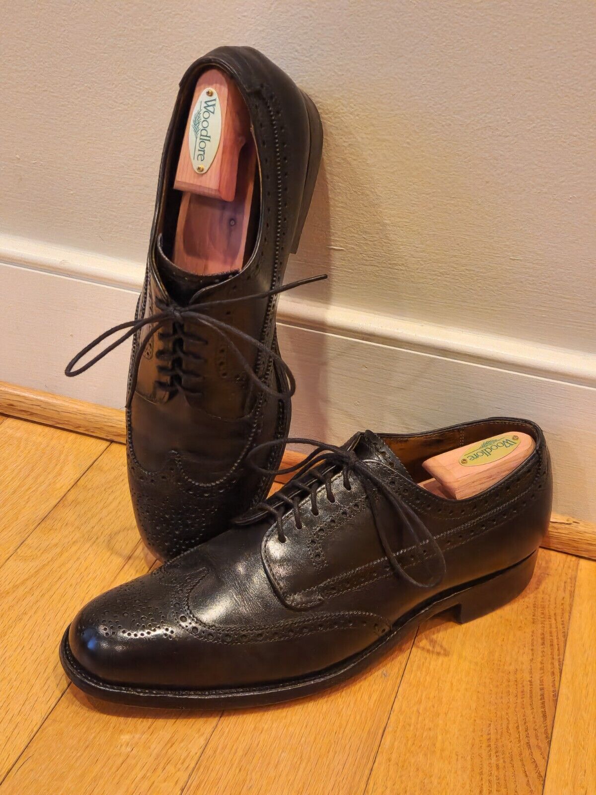 Alden 645 Black Calfskin Atom Blucher