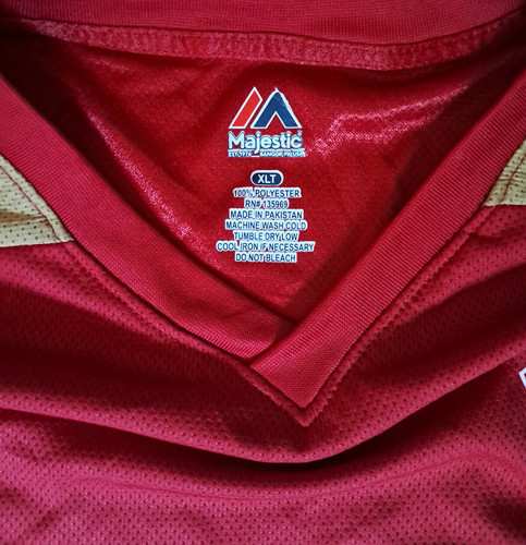 Joe Montana Hall Of Fame Trikot Gr. XL San Francisco 49ers Majestic Rot - Bild 5 von 8