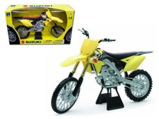 2014 Suzuki Rm-Z450 Yellow 1/6 Scale Diecast Motorcycle Model By New Ray 49473