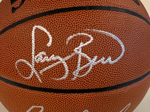 BILL RUSSELL & LARRY BIRD Signed Spalding Basketball - JSA & Steiner - Picture 4 of 12