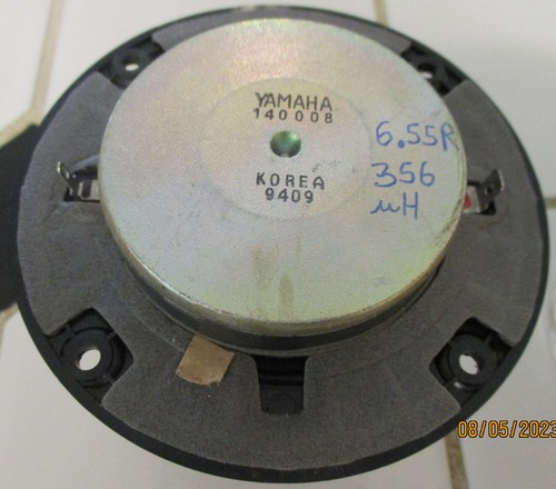 Yamaha 140008 Tweeter, 8 ohm, 4-3/8" or 110mm flange, 1" 30mm dome, NS-A835 pull - Picture 2 of 12